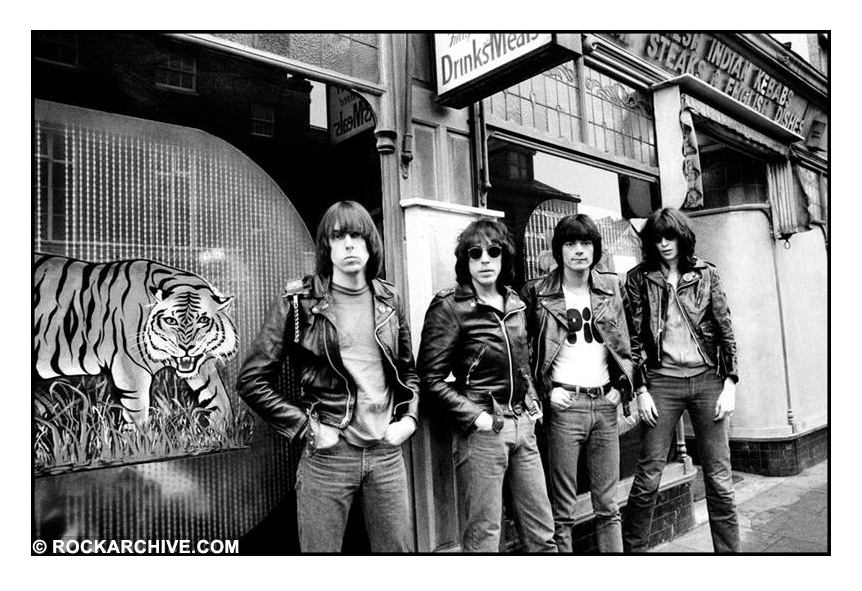 Image of The Ramones by Jill Furmanovsky