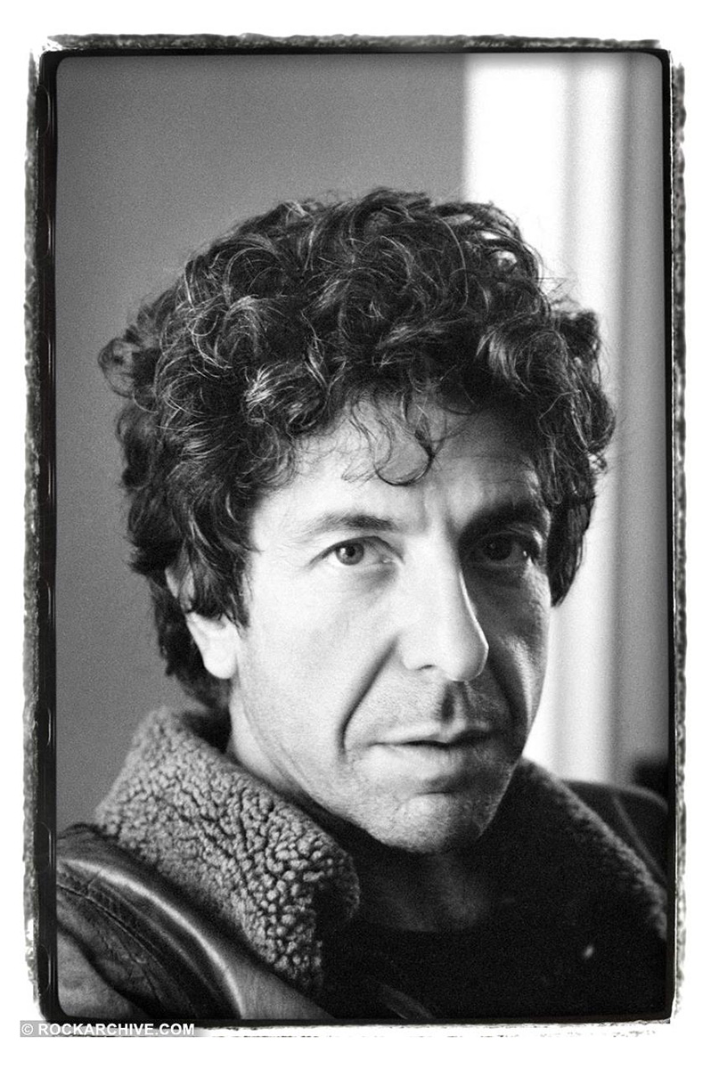 Image of Leonard Cohen by Jill Furmanovsky